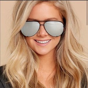 QUAY High Key Aviator Sunglasses